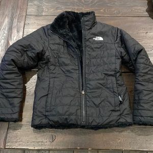 Kids NORTH FACE girls reversible coat 10/12